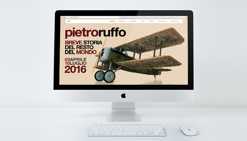 sito web pietro ruffo mostra breve storia del resto del mondo