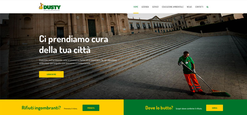Sito web Dusty