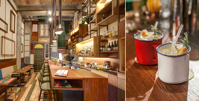 La brand identity di Collage Boutique Bar a cura di Industria01