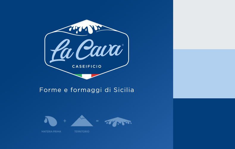 Industria01 realizza logo, brand identity e sito web Caseificio La Cava
