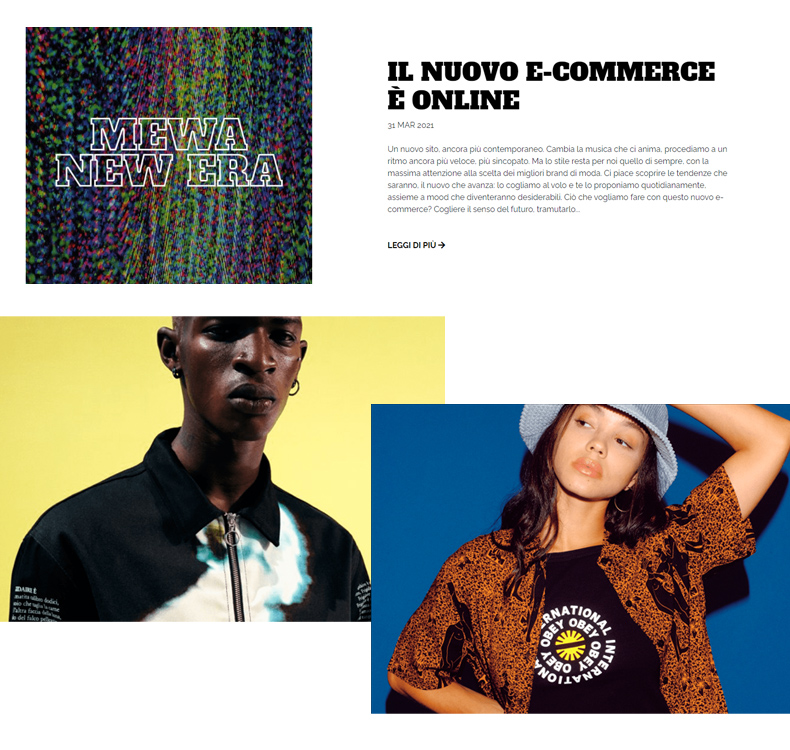 Industria01 realizza il nuovo e-commerce di Mewatore